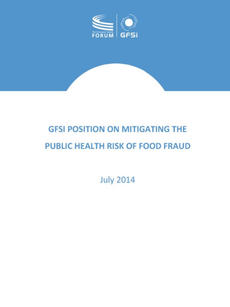 Food Fraud Position Paper
