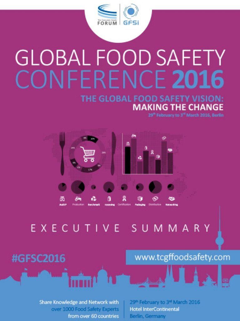 GFSI Conference 2016 Executive Summary