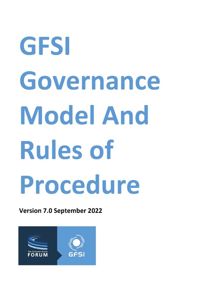 GFSI Governance Model and Rules of Procedure Version 7